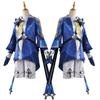   Mika Game Cosplay Costumes Mika Schmidt Cosplay Uniforms Clothes Suits Blue Outfits Coats Jackets Halloween Party