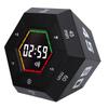 Timer Cube Hexagon Digital Display Count Up Countdown Magnetic Flip Timer for Study Kitchen Work