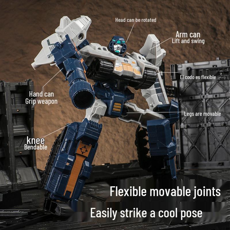 Transforming Car and Robot Mecha Toy for Kids Ages 3-6