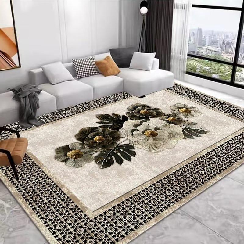 Modern Minimalist Style Nordic Living Room Carpet Light Luxury Sofa Coffee Table Carpet Home Room Bedroom Carpet Fashionable
