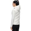 Anta Série Champion para Todas as Estações Cor Sólida com Capuz e Zíper Confortável Respirável Lã Quente Versátil Jaqueta de Penas Feminina Outerwear 162510616-1