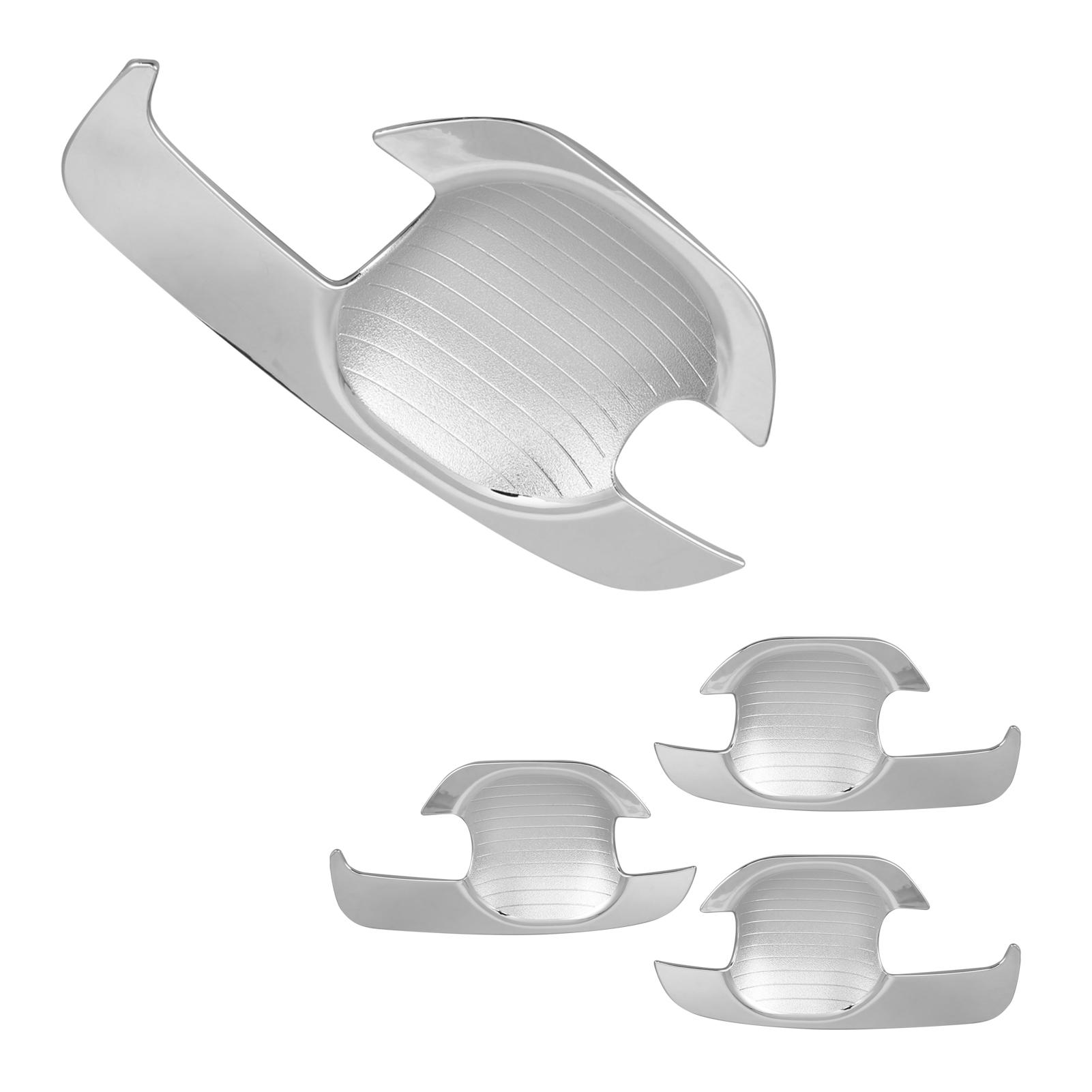 

4pcs Door Handle Insert Bowl Cover Trim Chrome Decoration Fit for HiluxVigo 20052012