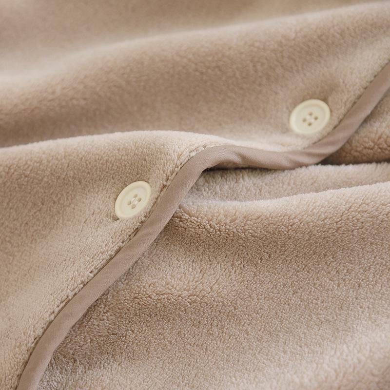 Cozy Autumn/Winter Fleece Pajama Set for Couples – Warm, Loose, and Suitable for Outdoor Wear