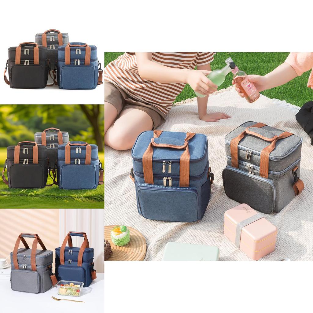 Foldable Insulated Ice Bag With Leakproof Design For Travel And Picnic Use