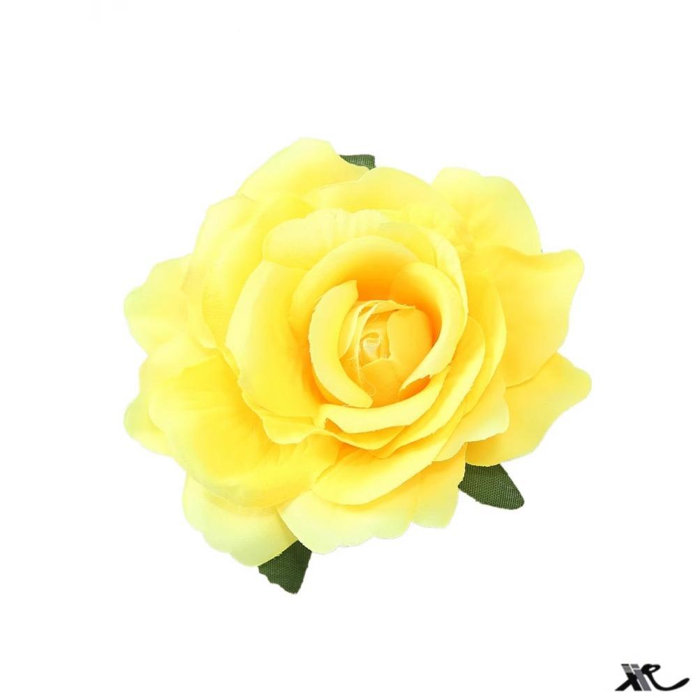 White Camellia Shaped Hair Clip With Small Flowers On Head Floral Internet Famous Atmosphere Side Women