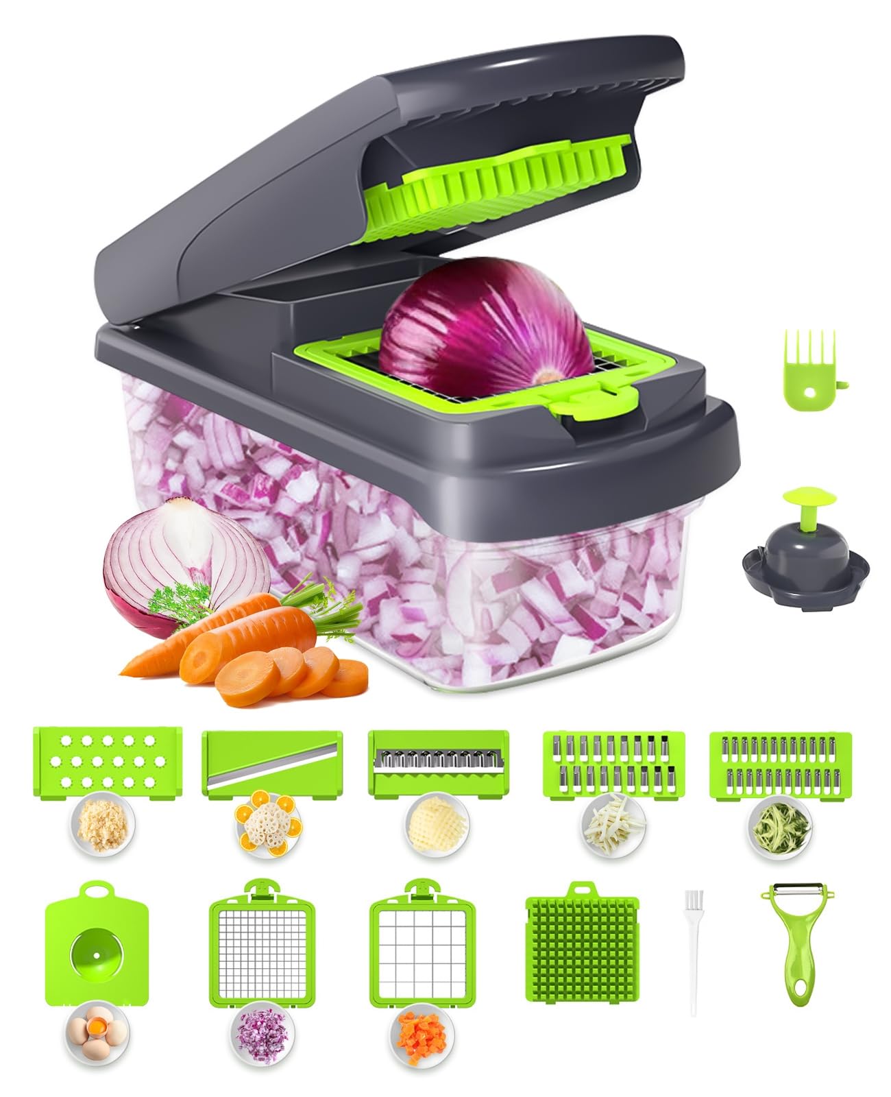 

AlxMuNao Новый 15 применений в Профессиональный Легкий Дайкон Сири Защита для рук для яичного белка [Модель 2025] Слайсер, Жюльен, 1, Многофункциональный, Овощной, Класс,