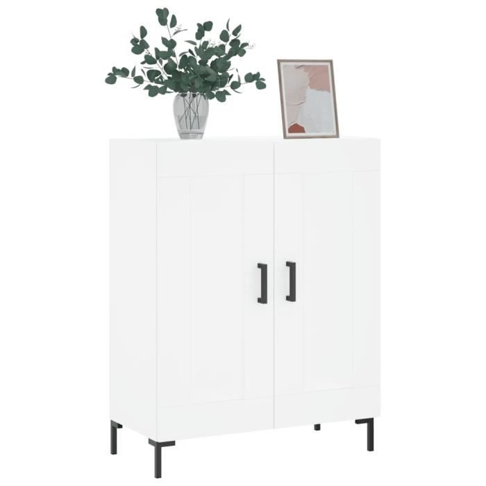 VidaXL Buffet blanc 69,5x34x90 cm bois d'ingénierie 830196