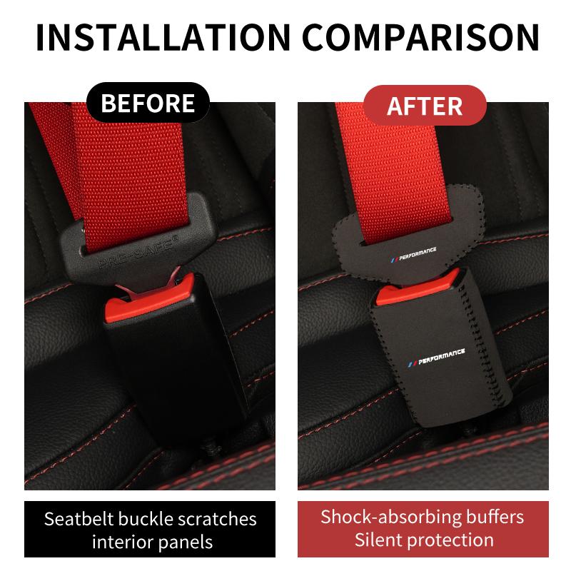 2025 Hot Car Seat Belt Buckle Protective Cover Safety Belt Plug Clip Case For BMW M X1 X3 X5 X6 X7 E30 E90 M3 E84 E83 E91 E70 F3