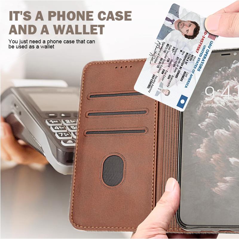 3D Embossed Food Retro Leather Phone Wallet Case Book Stand For iPhone 17 16 Pro Max Samsung Xiaomi 15T Redmi 13 Honor 400 Oppo Card Holder Flip Cover