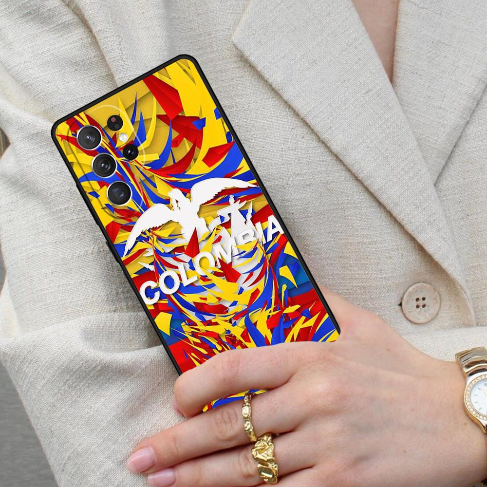 Colombia Flag Cell Phone Case for Samsung Galaxy S26 Ultra S25 S24 S23 S22 S21 S20 Note10 Cover