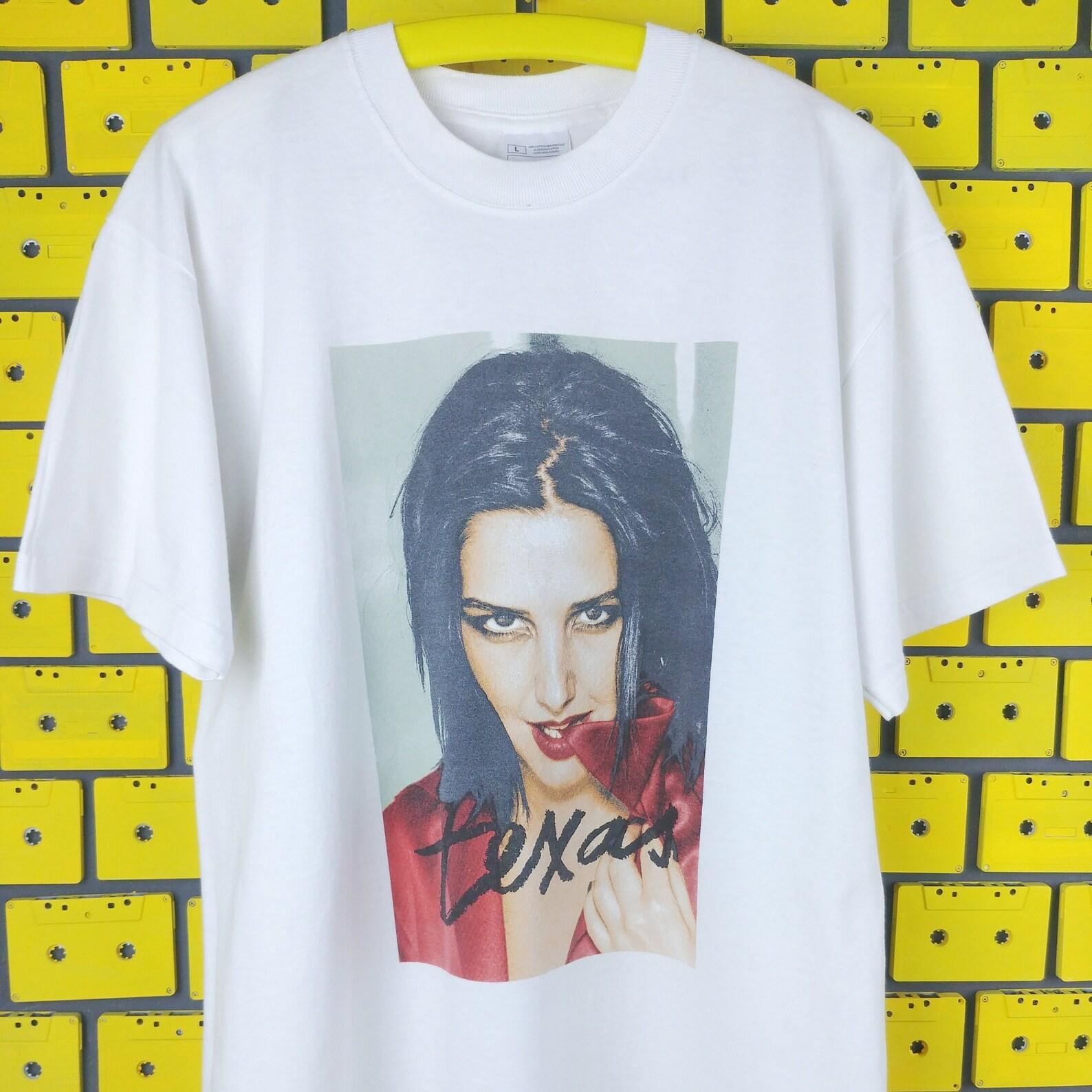Vintage 2000 Texas Band Tour T shirt Sharleen Spiteri Concert Tee Scottish Alternative Pop Rock Merch Tee Size L S