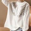 1 Pair Silver Sequins Wing Patch for Clothing Applique for Jeans DIY Accessories Cute Sew On Patches Decoration