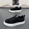 Fashion Men's Shoes Autumn Winter Suede Casual Shoes Round Head Lace Up Flats Solid Color Fashion Board Shoes Male Lightweight Sneakers