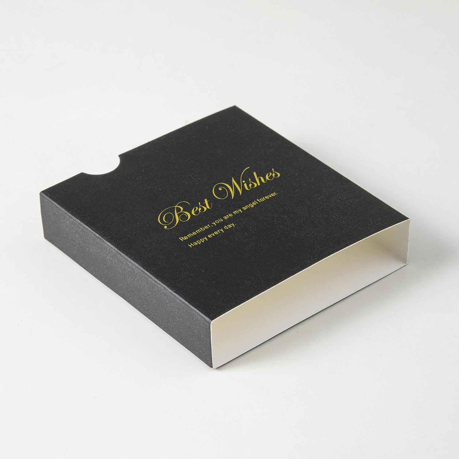 Qiuhan New Design Custom Logo Jewelry Box with Leather Exterior Recyclable Paper Card Style Customized Packaging