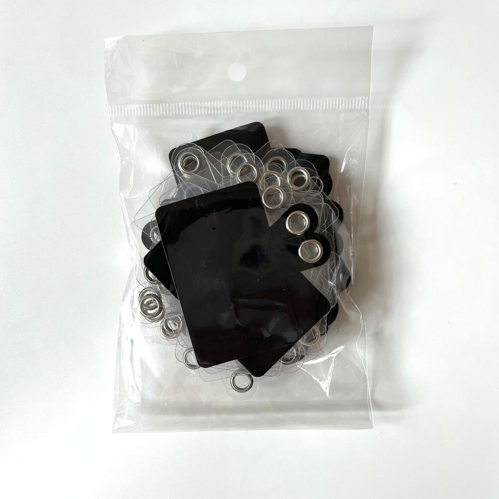 50Pcs Transparent Mobile Phone Lanyard Anti-lost Card Gasket Universal Phone Hanging Cord Patch Tether Pad