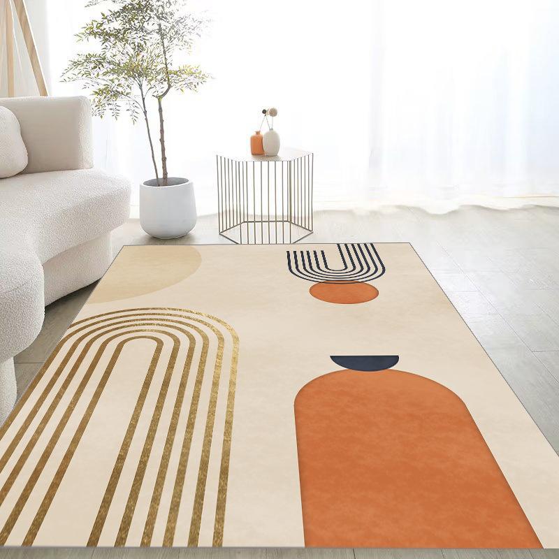 Imitation Cashmere Cream Style Living Room Sofa Coffee Table Rug Winter Thick Bedside Blanket Bedroom Floor Mat