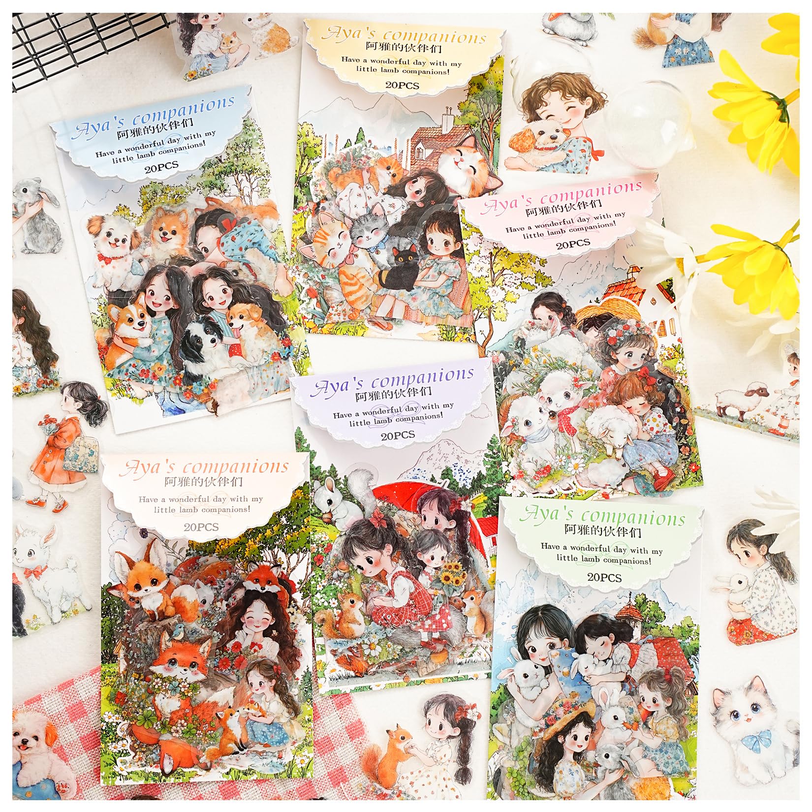 

Kesari Sticker Collage for Girls and Waterproof PET Sticker Korean Large Cats Assortment, Retro, Stylish, Cute, Adults. Book, Cute, Keyboard,