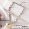Heartshaped Bohemian Necklace With Natural Stone Beads For Womens Fashion Accessories