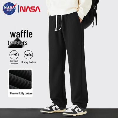 NASA GISS Men's Loose Fit Waffle Casual Pants