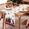 Christmas Tree Table Runner Merry Christmas Decorations for Home Xmas Party Decor 2026 Navidad Notal Noel Ornament New Year 2026