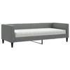 VidaXL Lit de jour avec matelas gris foncé 80x200 cm tissu 3196556
