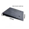 Rubber-Plastic Car Ramp: Slope Mat, Curb Edge, Uphill Climb, Triangle Speed Bump