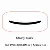 Für 1998-2006 BMW 3er E46 ABS Schwarz Carbon Heckfenster Dach Auto Spoiler Flügel Tuning Exterieur Zubehör