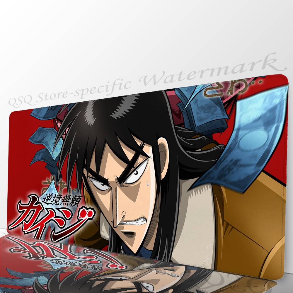 Anime K-Kaiji Mousepad Non-slip Suitable For Office Computers Laptops E-sports Game Desk Mats XXL Keyboard
