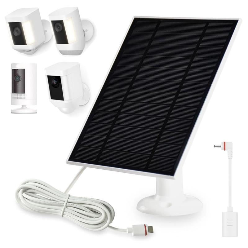 High Efficiency Shingled Solar Plate Charging Equipment for Camera Power Supply Providing Efficient Charging Enduring