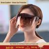 UV Protection Anti-fog Cycling Glasses: Dust, Wind, and Sandproof Outdoor Sports Sunglasses with Full Face Shield