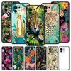 Phone Case Cover for Xiaomi Mi 17 15 14 13 12 11 Ultra 15T 14T 13T 12T 11T Pro Lite Soft TPU Capas Tropical Jungle Print Leopard