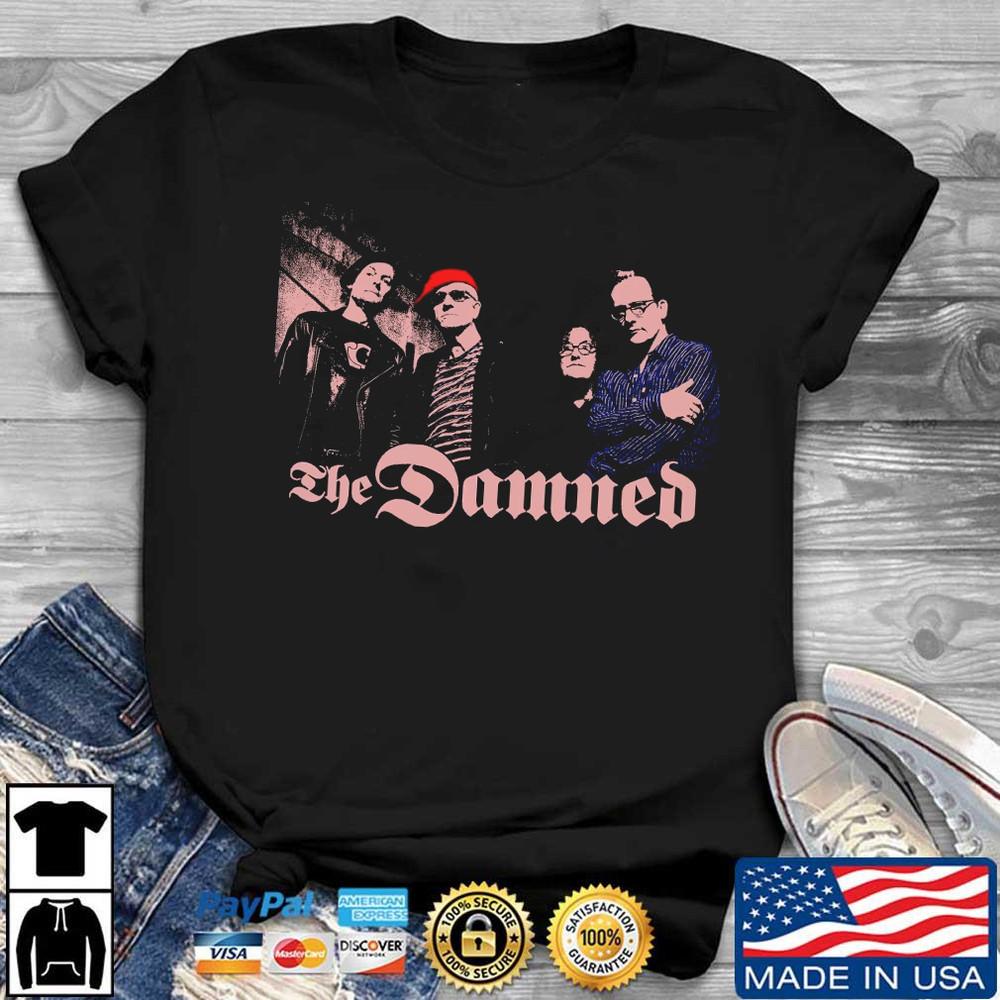The Damned retro Short Sleeve Gift fans Black Unisex Shirt Unisex T-Shirt XL