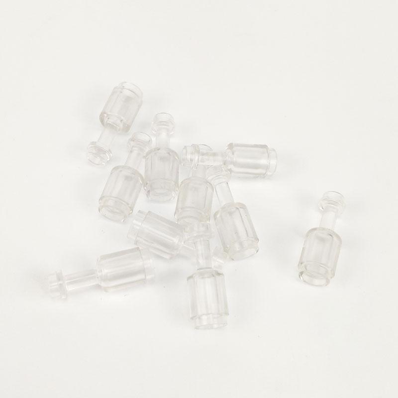Non-Toxic 10Pcs/Set Moc Accessories Perfume Wine Bottle Glass Bottles Educational Toys For Children Model Building Blocks Kids Gifts Parts