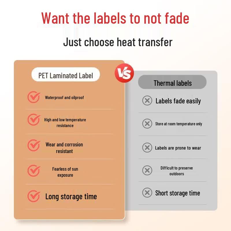 Suofang Portable Thermal Transfer Label Printer CN Plug (adapter Included)
