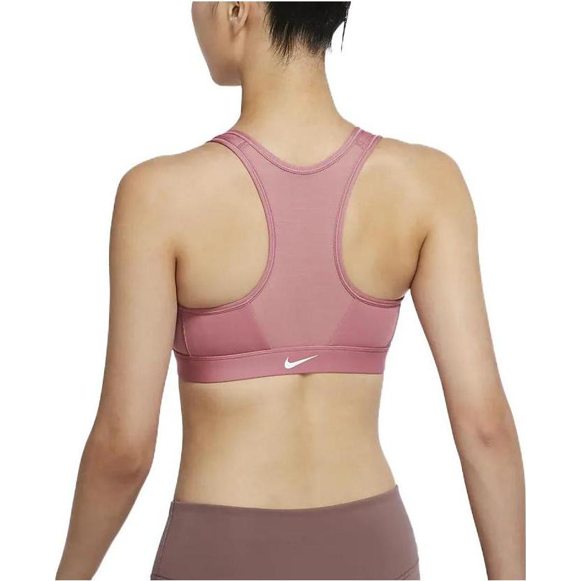 Nike Solid Logo Print Sports Bra Women Underwear Pink DD1206-667