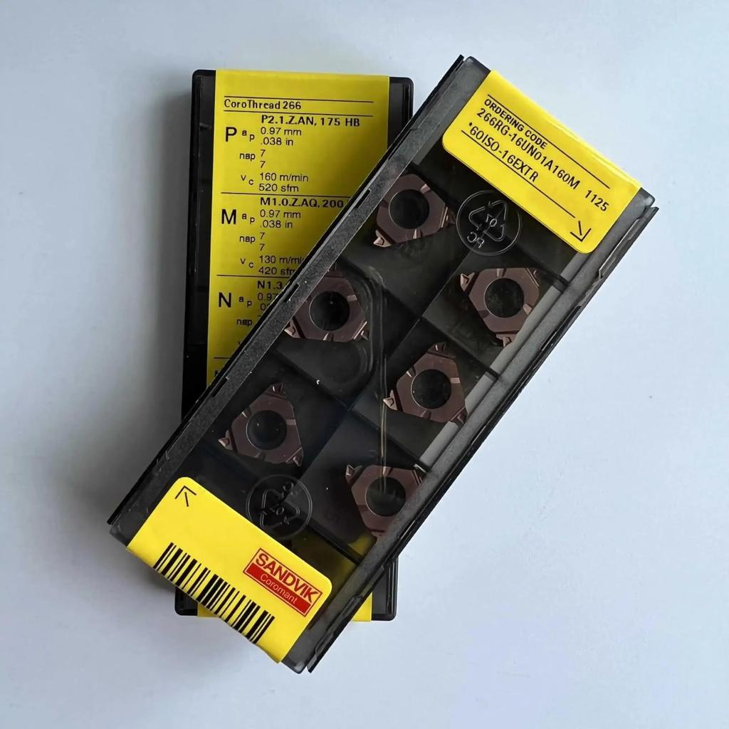 Original Sandvik / 266RG-16UN01A160M 1125 /Carbide CNC Blade 10 PCS