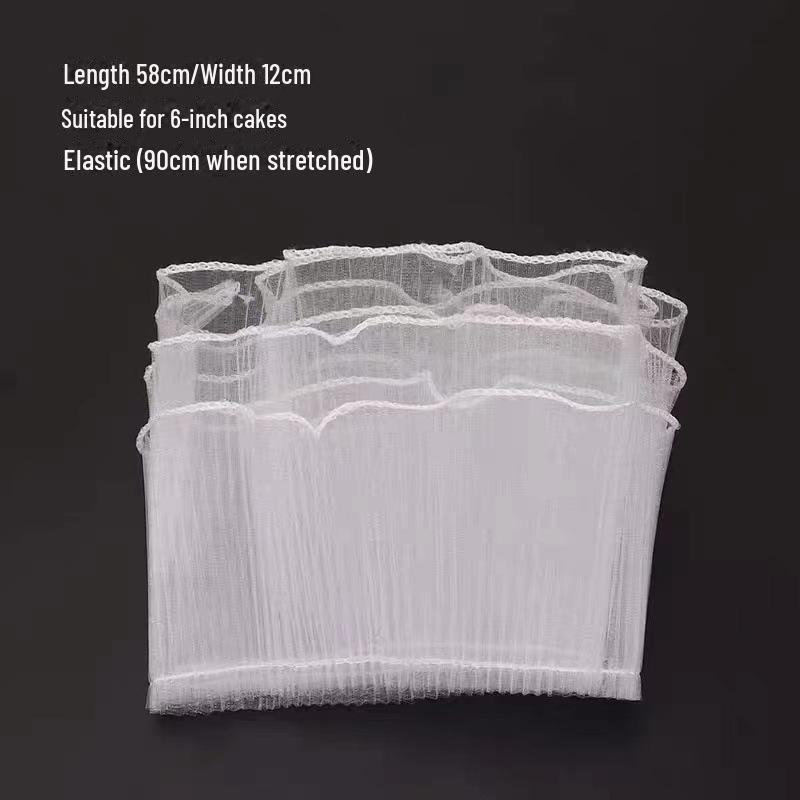 

Лента для украшения торта из плиссированной пряжи: Циси, День матери, День святого Валентина, День рождения, Волнистая кайма из мятой пряжи.