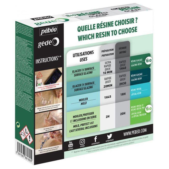 Kit résine de glaçage bio - 300 ml