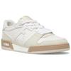 Fendi Match Leather Low Top Stylish Skateboarding Shoes Men's White 7E1493AHH2F1FHS