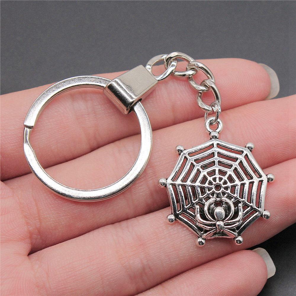 30mm Keychains Bat Cross Skull Vintage Jewelry Supplies QY006