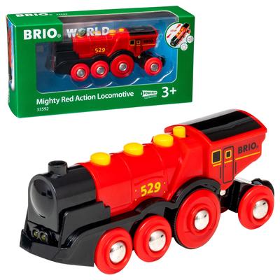 BRIO WORLD Mighty Action Locomotive 33592