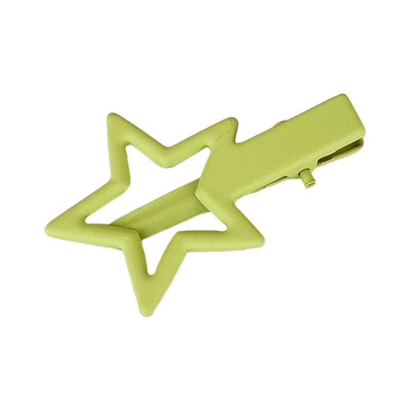 Cute Star Barrettes Clip Hairpin Y2K Girls Ornaments Headdress Hair Accessories Harajuku Barrettes Clip Bangs Hairpin