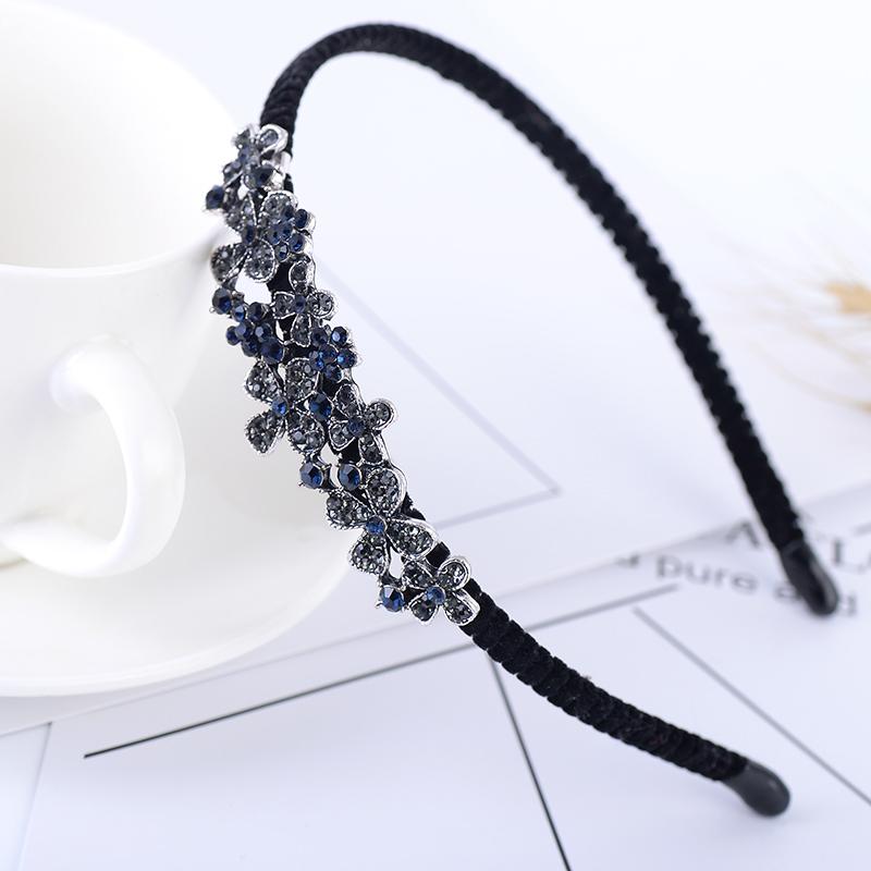 EASYA Neue Einfache Handgemachte Schmetterling Schleife Stirnbänder Frauen Mädchen Mode Strass Kristall Blume Haarschmuck Schmuck