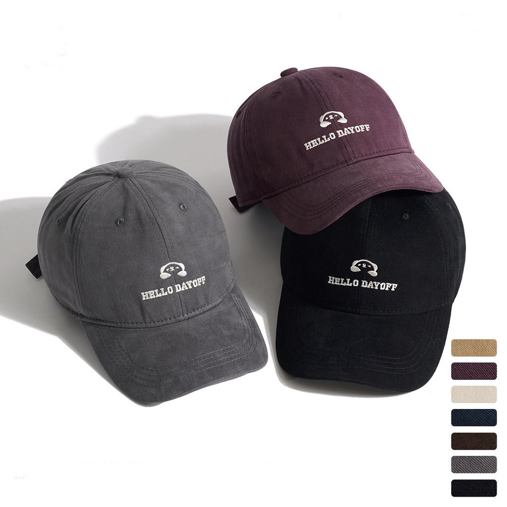 Cotton Embroidered Baseball Cap For Women Men Sun Shade Sun Protection Casual Outdoor