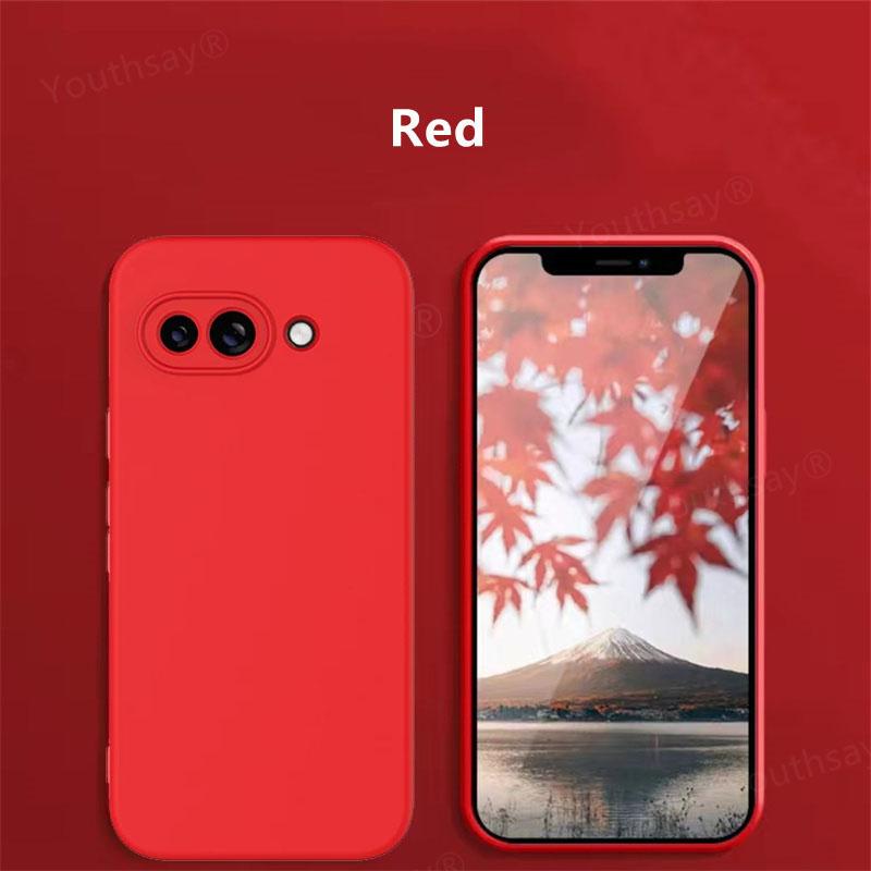 For Google Pixel 9A Case Google Pixel 9A 9 8 Pro 8A Cover Fundas Coque Soft Original Liquid Silicone Back Phone Case Pixel 9A