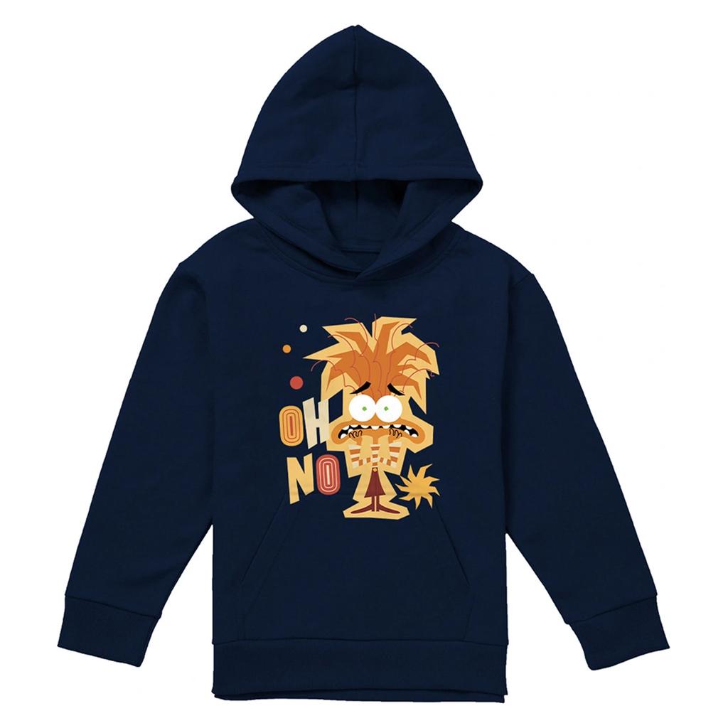 Inside Out 2 Childrens/Kids Anxiety Hoodie
