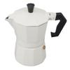 Stovetop Moka Pot Italian Hand Brewed Coffee Maker Aluminum Alloy Kitchen DIY Accessories White 300ml
