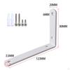 Wall Mount Shelf Supports - Pack of 8