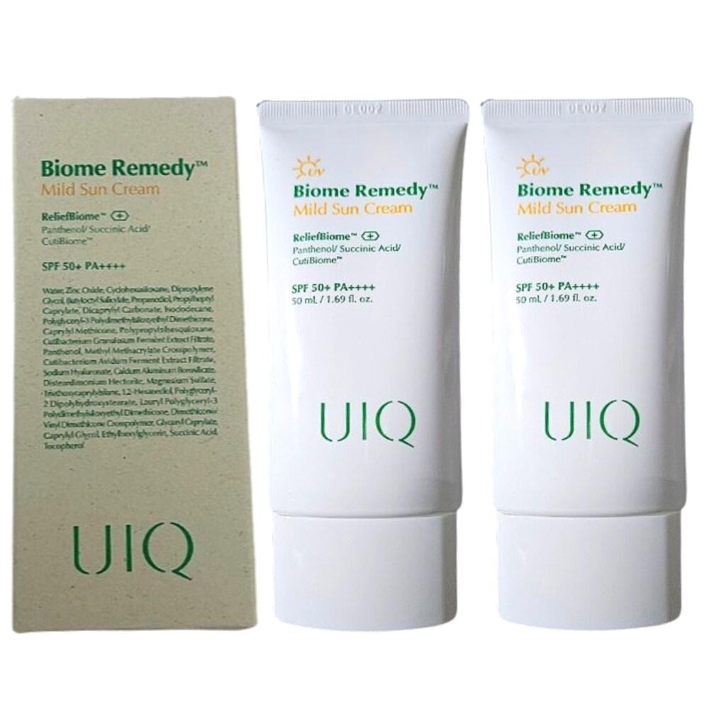 

UIQ Sunscreen Remedy Mild Sunscreen 50ml 2 boxes
