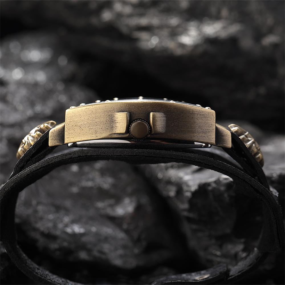 Novo Relógio Mecânico Masculino Moda Personalizada Triângulo Vazado Luz Noturna Lazer Retrô Mecânico Totalmente Automático